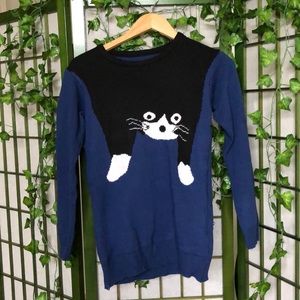 Adorable Cat Sweater (check out the back!)